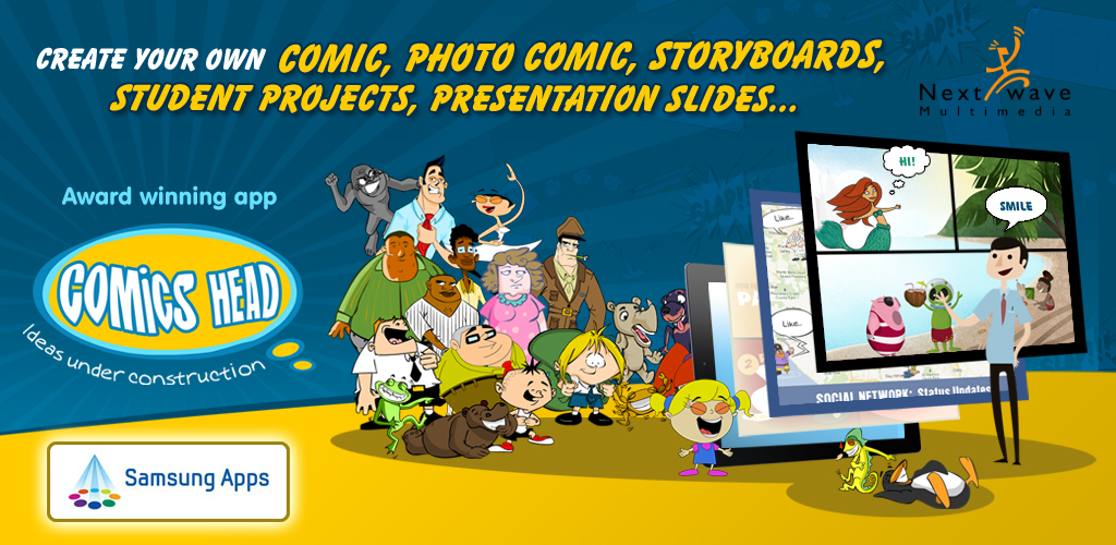 Comics Head- Samsung Apps
