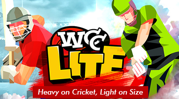 WCC Lite is a fun, lightweight, full 3D mobile Cricket Game with action-packed modes.